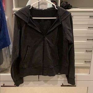 LuluLemon Black Sweatshirt hoodie Zip